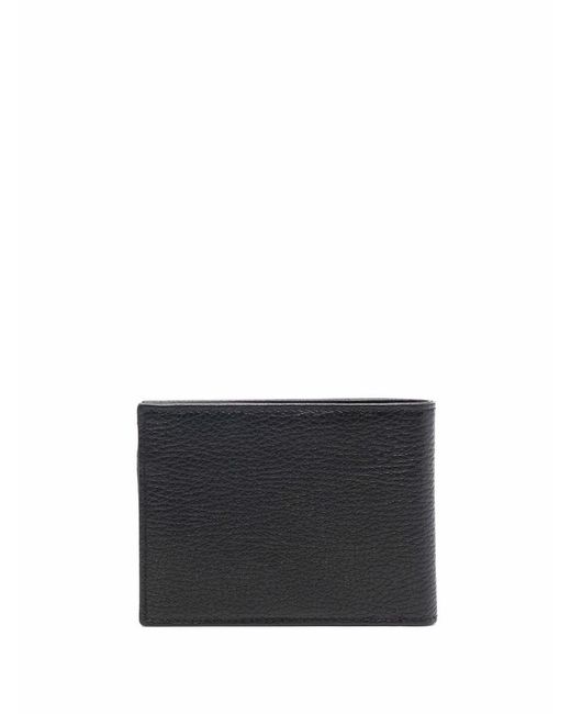 Emporio Armani Black Logo-Embossed Wallet for men