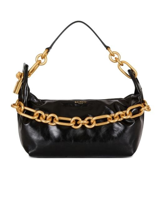 Balmain Black Medium Sync Bag