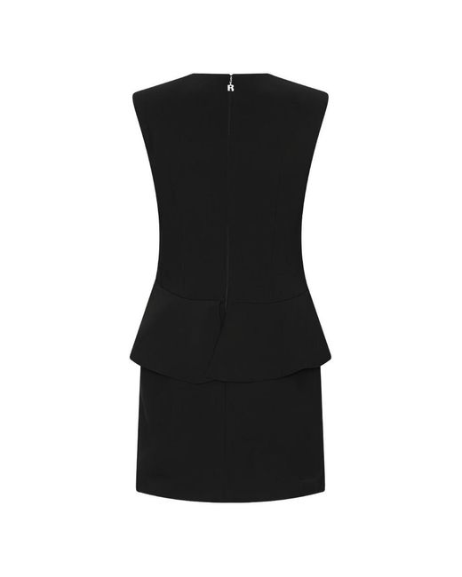 ROTATE BIRGER CHRISTENSEN Black Sleeveless Dress