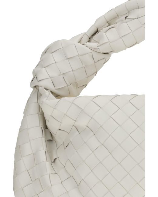 Bottega Veneta White Jodie Shoulder Bag