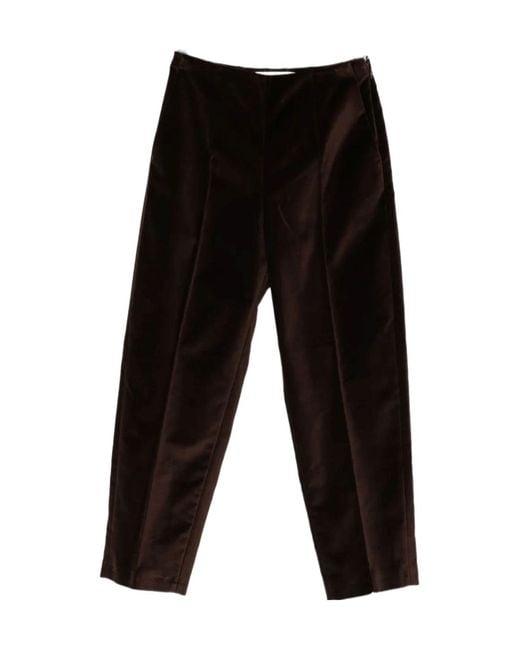 Marni Black Straight-Leg Pressed-Crease Trousers