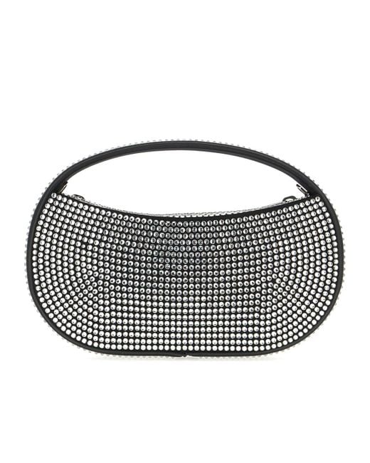 Coperni White Sound Swipe Embellished Tote Bag