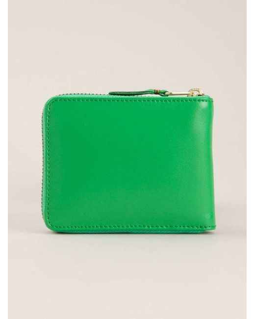 Comme des Garçons Green Comme Des Garçons Wallet Classic Zipped Wallet for men