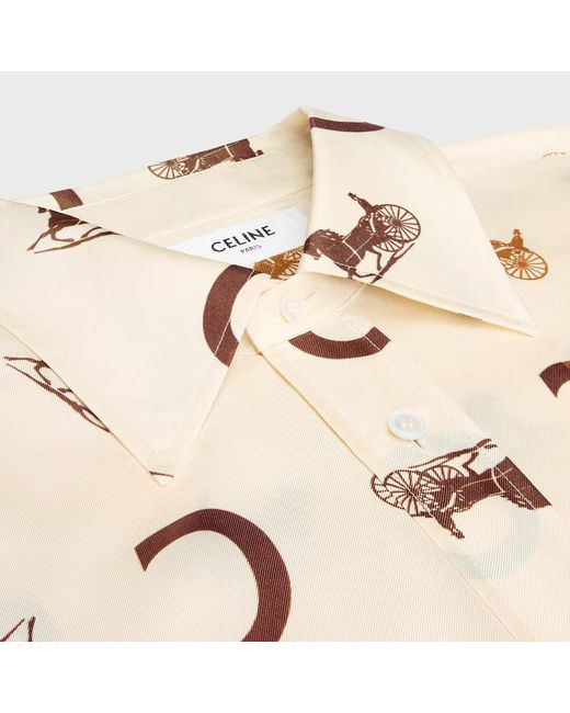 Céline Natural Cropped Shirt