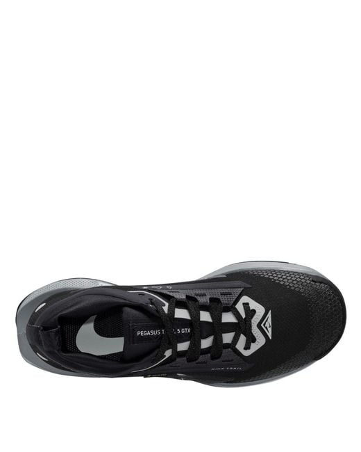 Nike Black Wearresistant Waterproof Trail Running Shoes