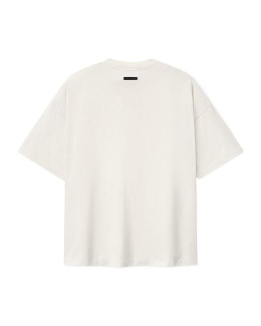 Fear Of God White Signature 90S Short Sleeve Tee for men
