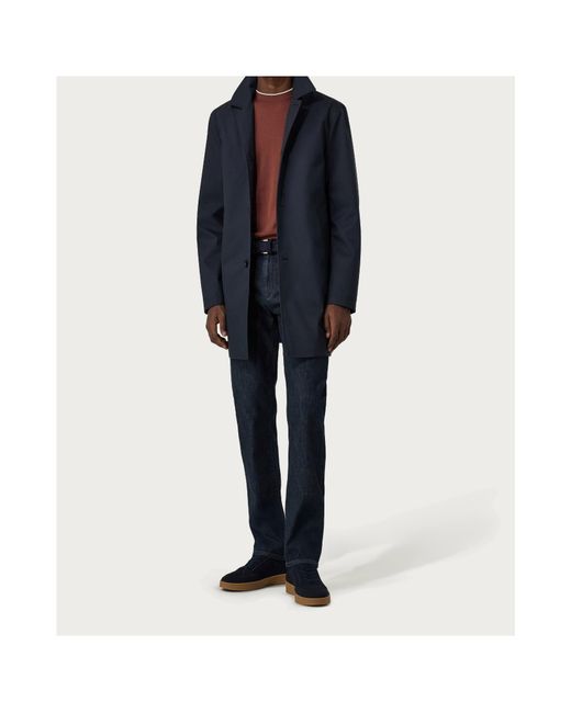 Canali Blue Stretch Soft-Touch Five-Pocket Denim Jeans for men