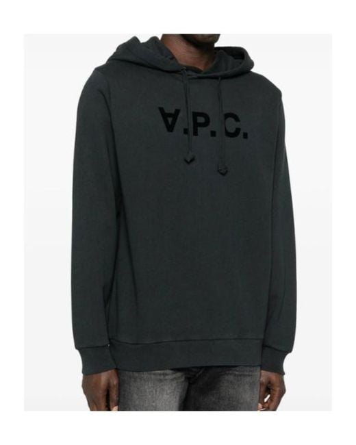 A.P.C. Black Standard Grand Vpc Hoodie for men