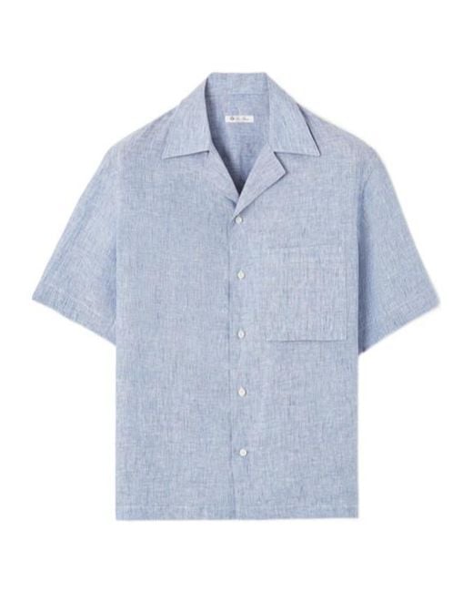Loro Piana Blue Federico Shirt for men
