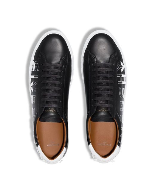 Givenchy White Embroidery Logo Low-Cut Casual Sneakers for men
