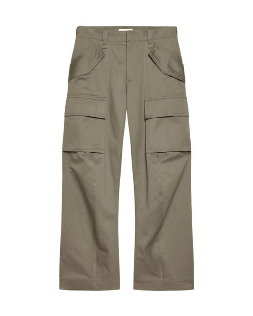 Helmut Lang Gray Khaki Work Pants for men