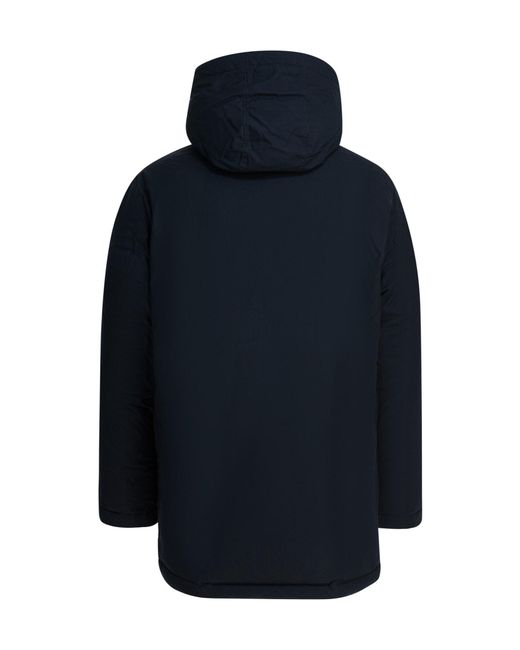 Mammut Blue Hooded Parka Jacket for men