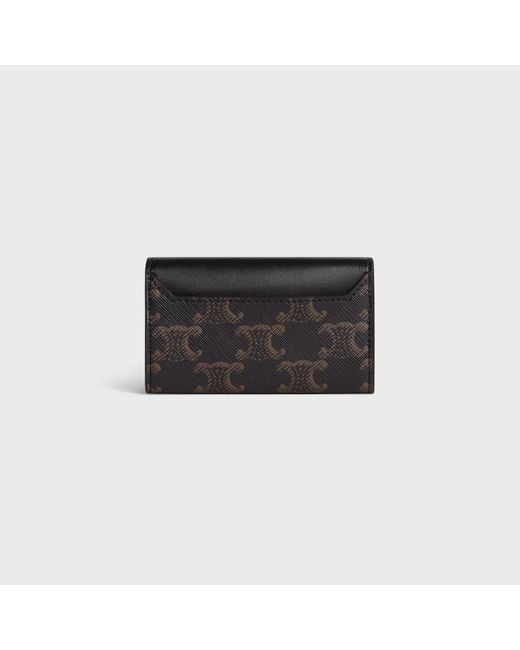 Céline Black Snap Wallet for men