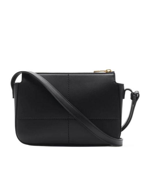 Burberry Black Snip Logo Printed Crossbody Bag