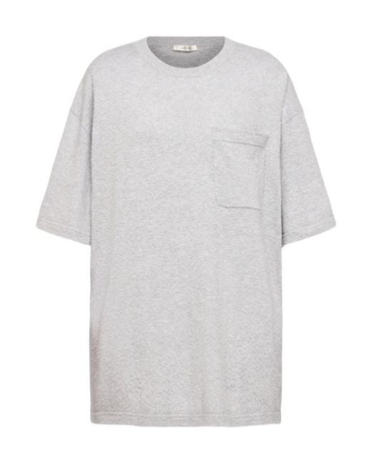 The Row White Kaddy Short Sleeve Cotton T-Shirt