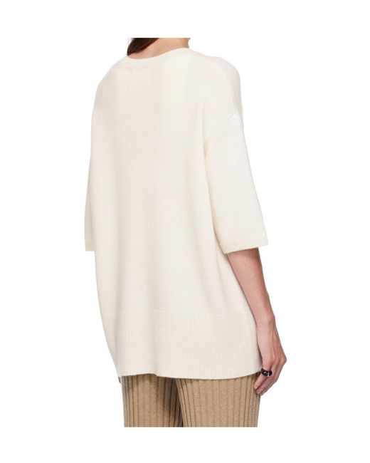 Lisa Yang White Cashmere Sweater