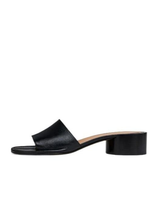 Maison Margiela Black Tabi Slip-On Mules