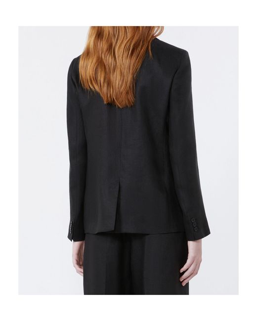 Weekend by Maxmara Black Single-Breasted Blazer