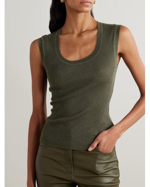 Joseph Green Alaou Ribbed Vest
