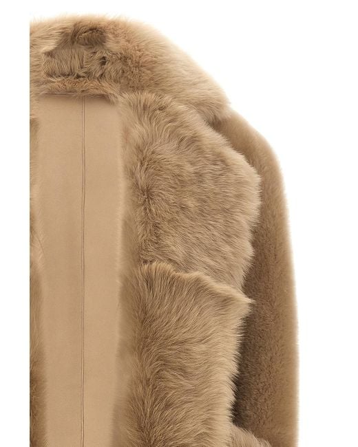 Blancha Brown 'Toscana' Shearling Vest