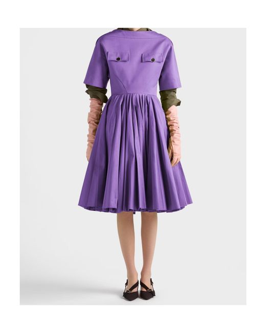 Prada Purple Chino Dress