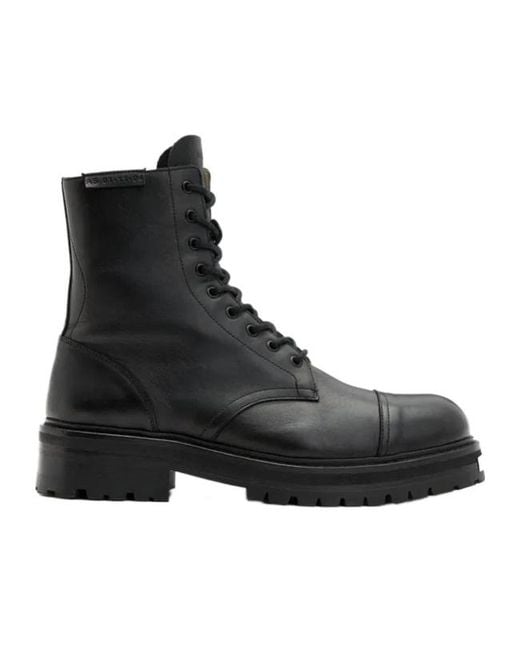 AllSaints Black Hank Boots for men
