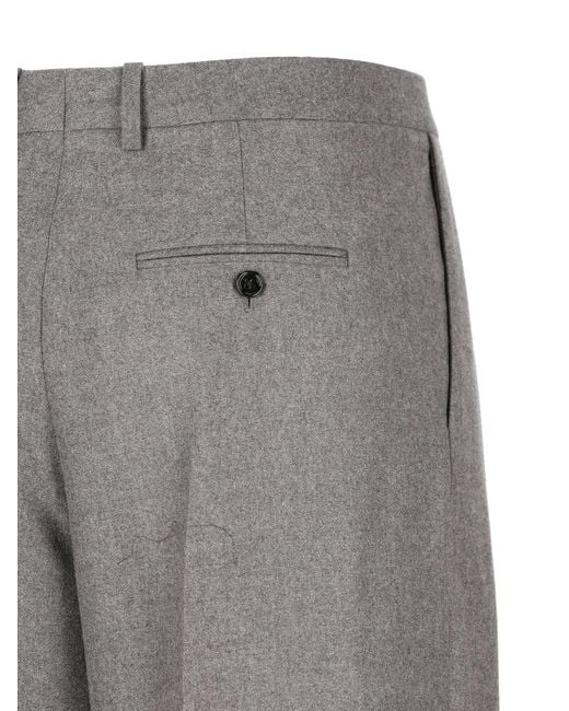 Céline Gray Pleated Trousers