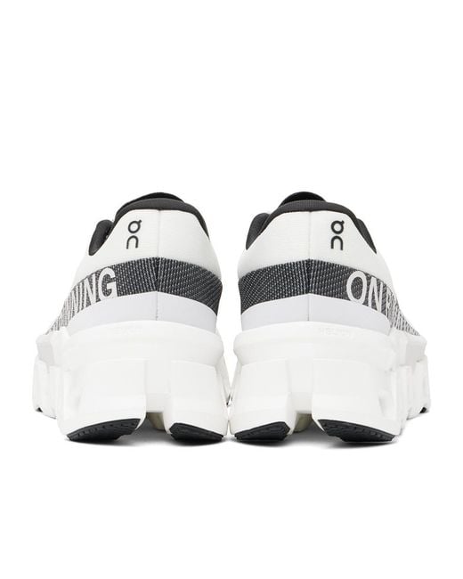On Shoes White Cloudmonster 2 'Undyed/Frost' Sneakers