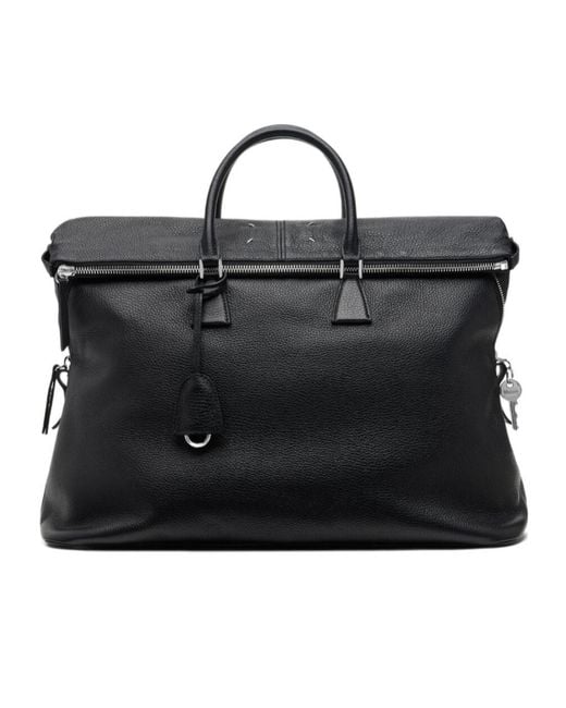 Maison Margiela Black 5Ac Soft Xl Tote Bag for men