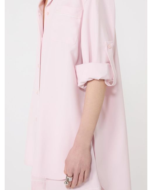 Sportmax Pink Cocco Button-Up Shirt
