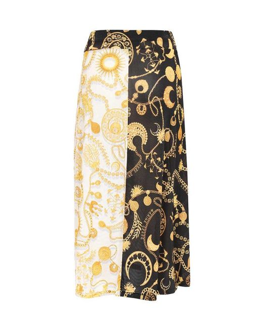 MARINE SERRE Multicolor Logo Skirt
