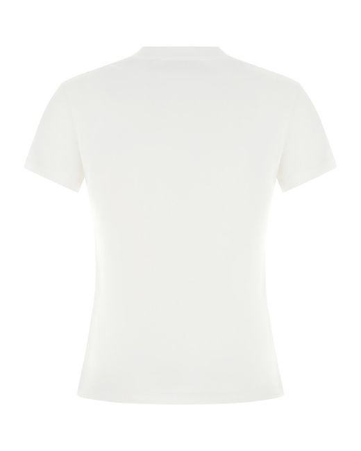 Off-White c/o Virgil Abloh White Logo-Embroidered T-Shirt