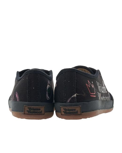 Vivienne Westwood Blue Printed Low-Cut Casual Shoes for men