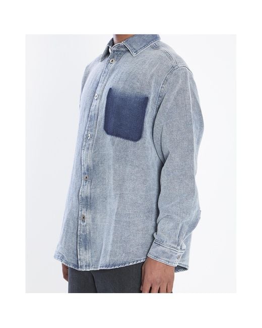Loewe Blue Deniml Shirt for men