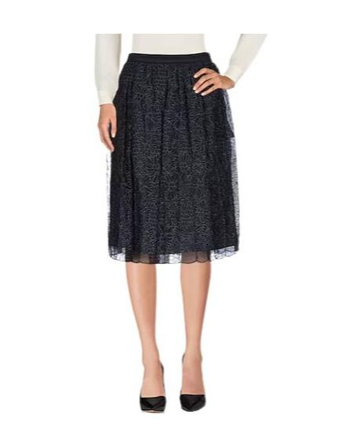 Brunello Cucinelli Black Double-Layered Lace Skirt