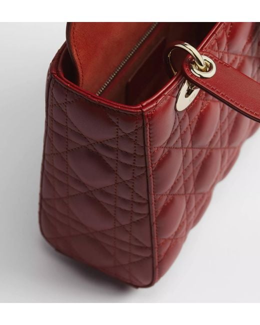 Dior Red Small Lady Shoulder Bag