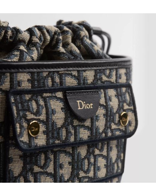 Dior Black Mini Travel Bucket Bag