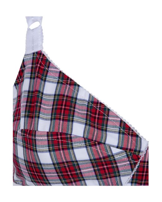 N°21 Purple Checked Bra