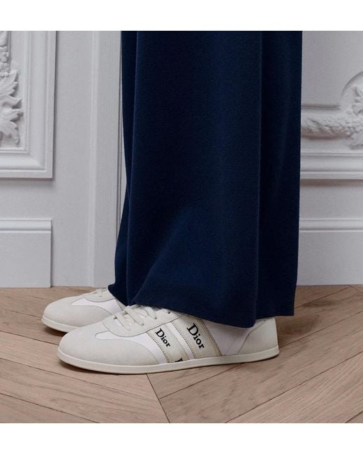 Dior White Ribbon Sneaker