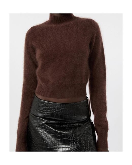 Sportmax Brown Spxagio Turtleneck Knitted Jumper