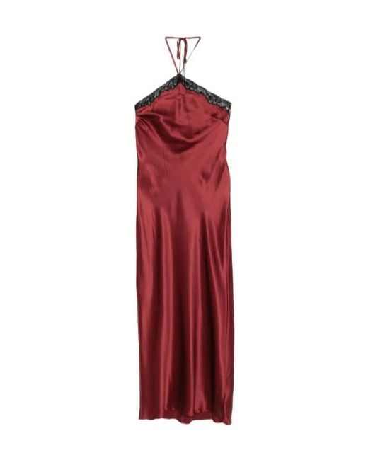 Reformation Red Aara Dress