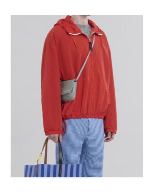Marni Red Hooded Jacket for men