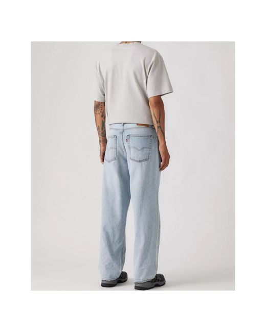 Levi's Blue Belt-Loop Jeans for men