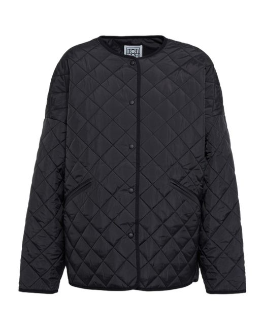 Totême  Blue Quilted Jacket