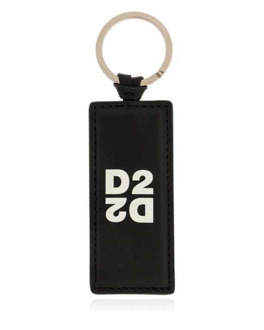 DSquared² Black Logo Wallet for men
