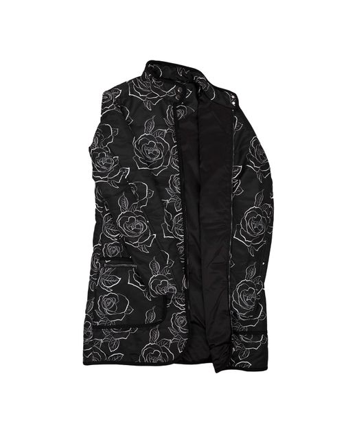 Armani Jeans Black Long Cotton-Padded Suit With A Hat