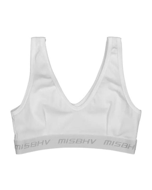 M I S B H V White Classic Bra