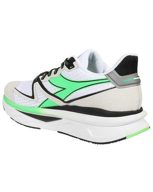 Diadora Green Logo Sports Shoes for men