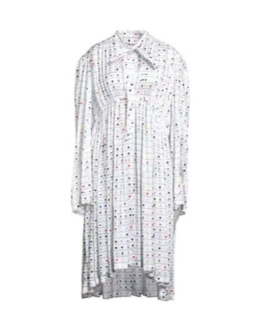 Balenciaga White Midi Dresses