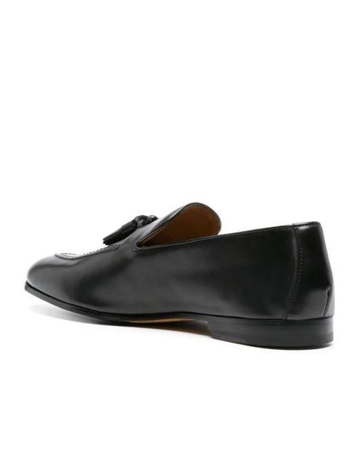 Doucal's Brown Tassel Detailed Loafers for men